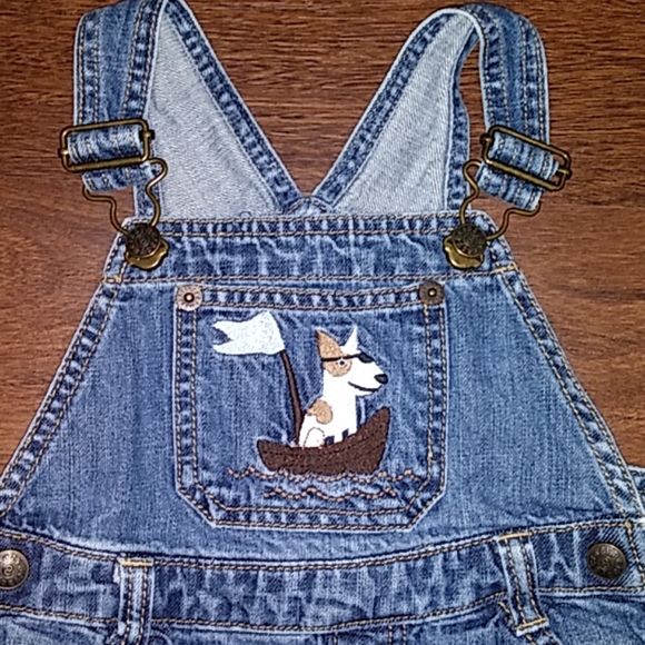 Crazy 8 Toddler Boy long Overalls NEW SZ 18-24M - Picture 4 of 8